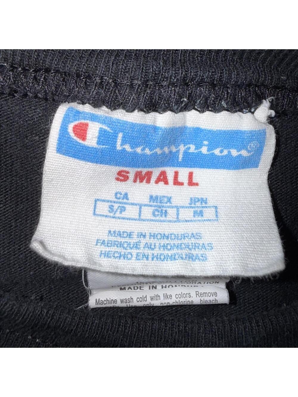 Champion Men's Black Short Sleeve T-Shirt Small - Picture 5 of 5